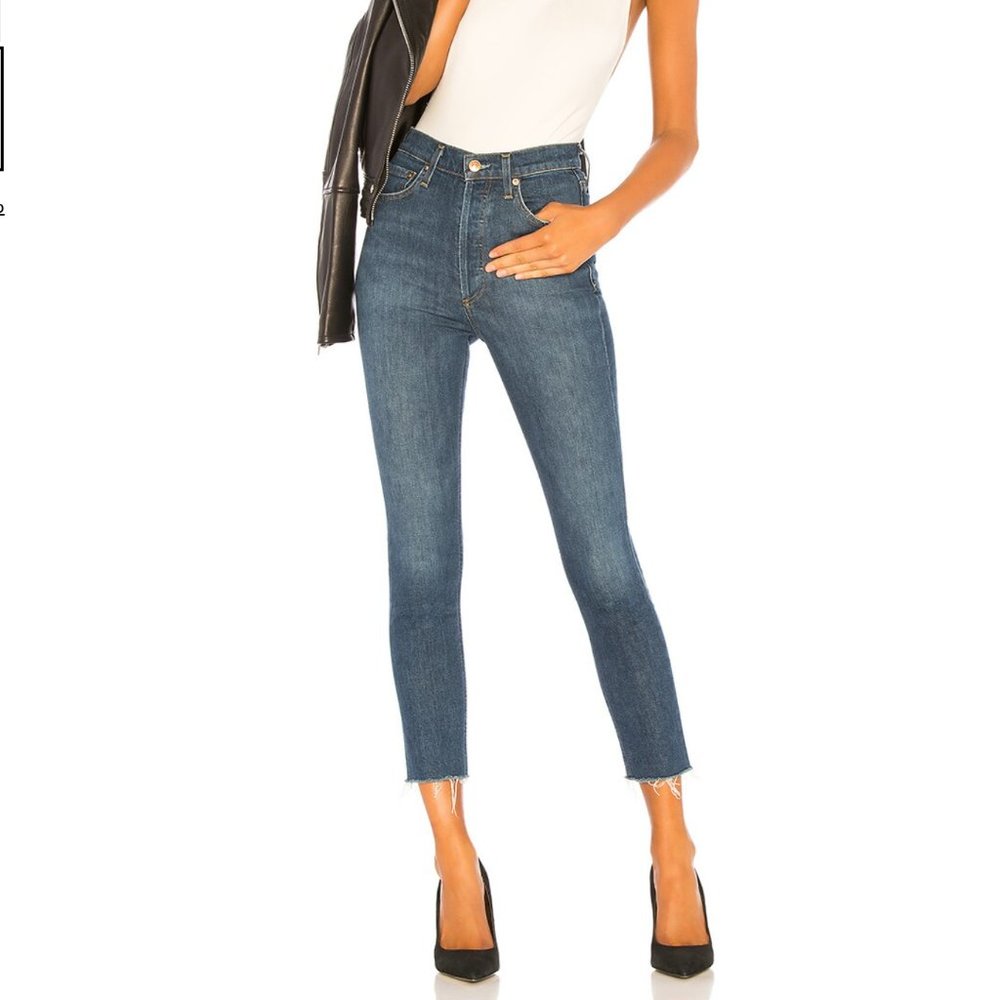 Agolde Nico High Rise Slim Fit Jeans Sz 27